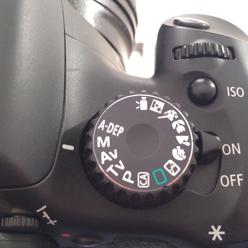 Set your camera to “Manual” mode