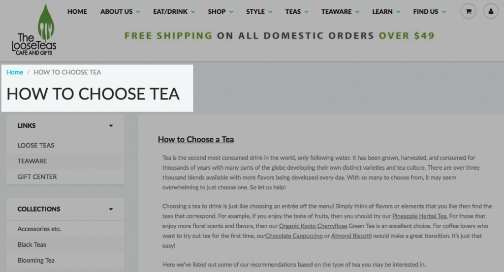 How to choose tea guide
