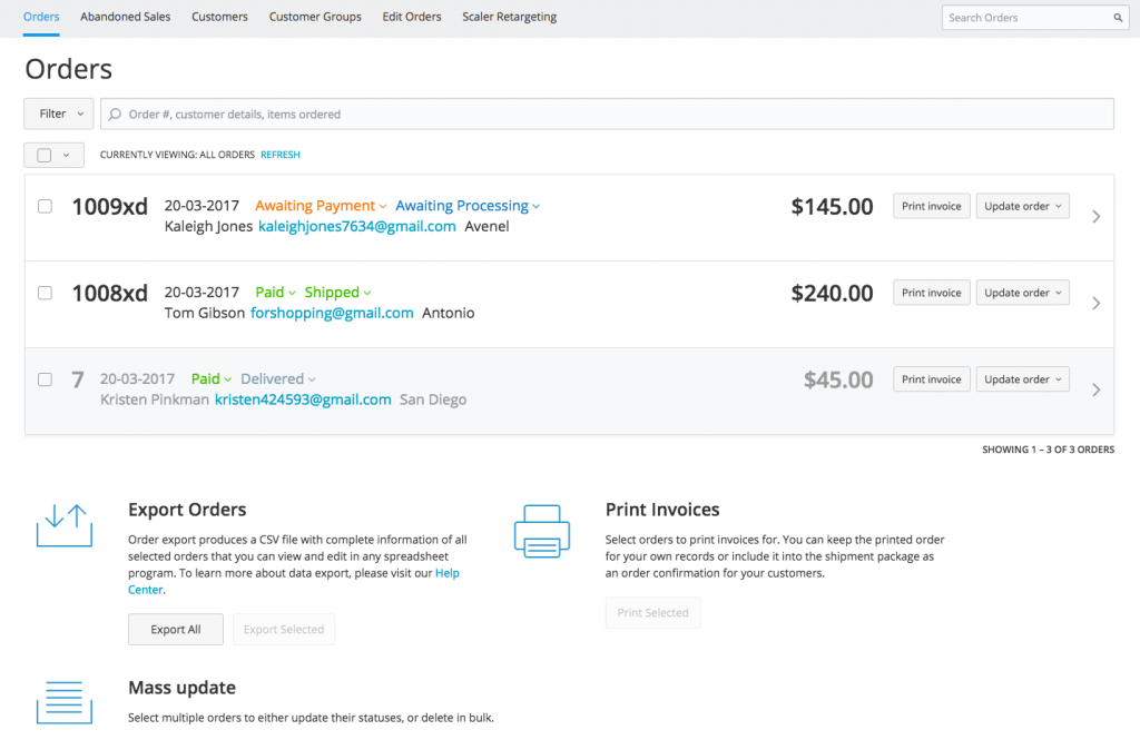Nouvelle page de vente en Ecwid