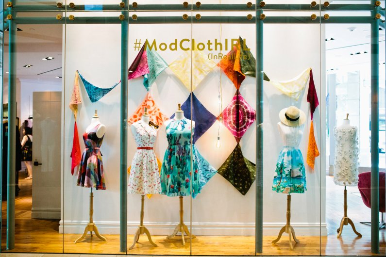 Pop up store in un centro commerciale