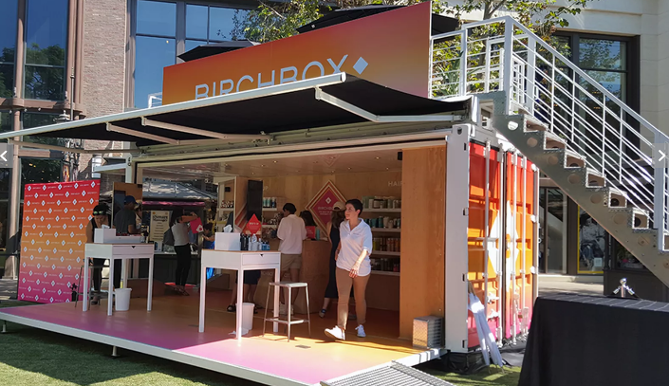 Pop up store all'aperto