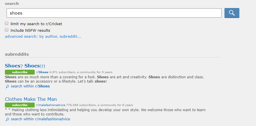 Reddit groot publiek