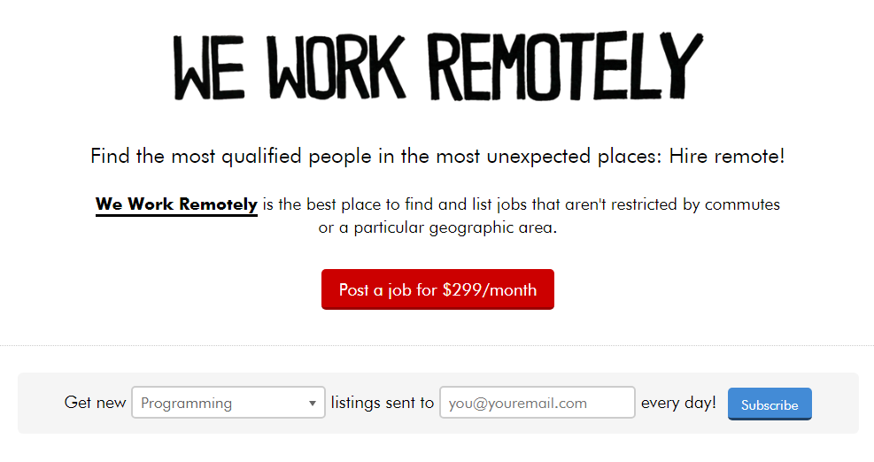WeWorkRemotely