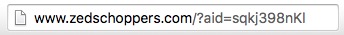 Esempio di link di affiliazione