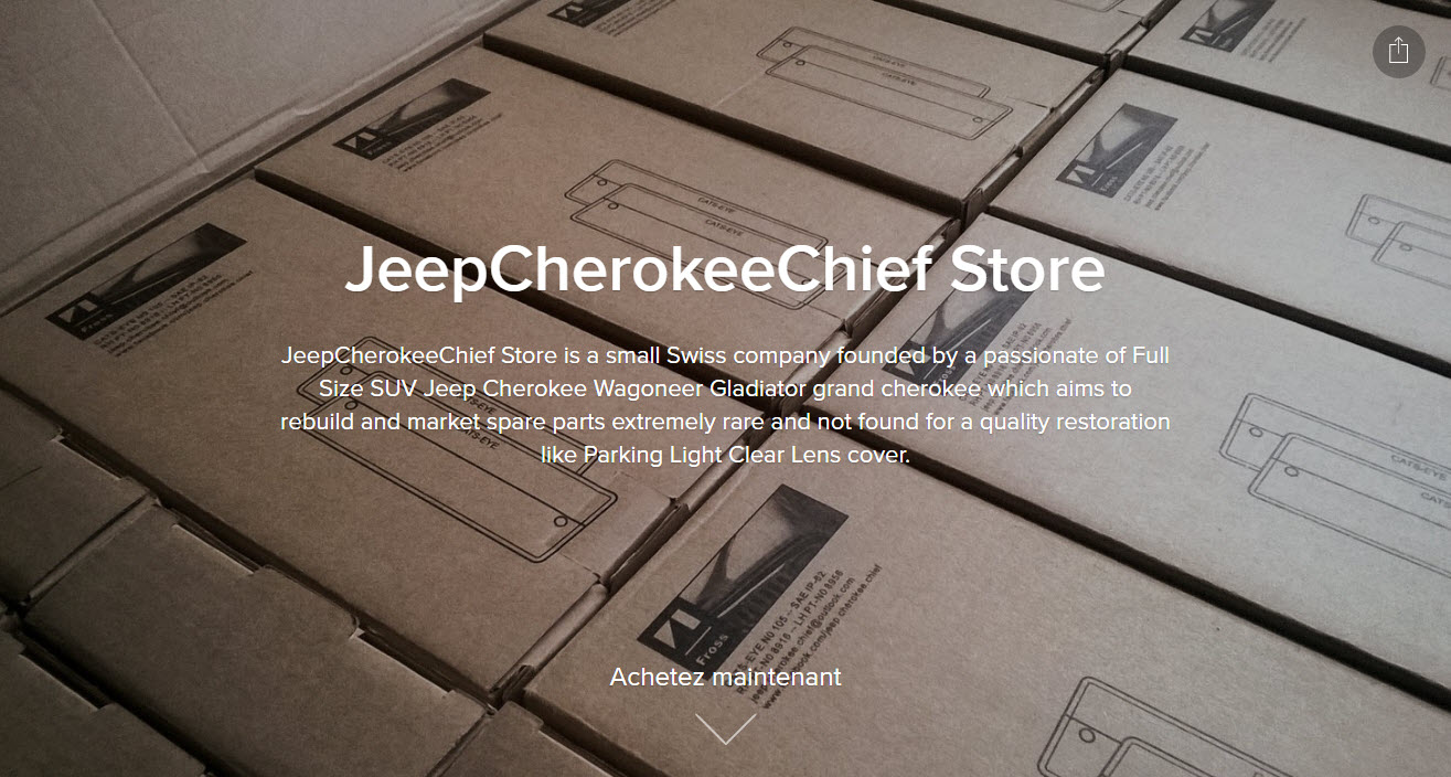 jeepcherokeechief winkel starter website Ecwid