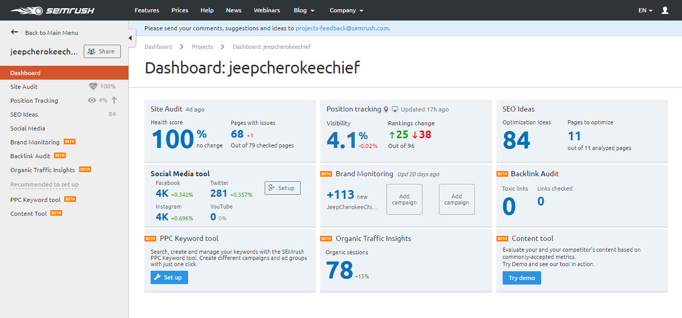 seo jeepcherokeechief winkel